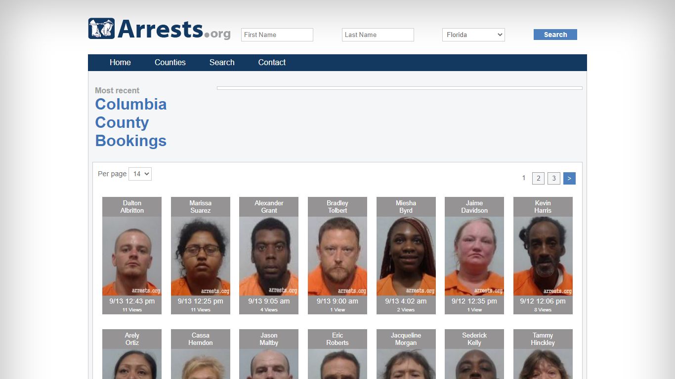 Columbia County Arrests and Inmate Search